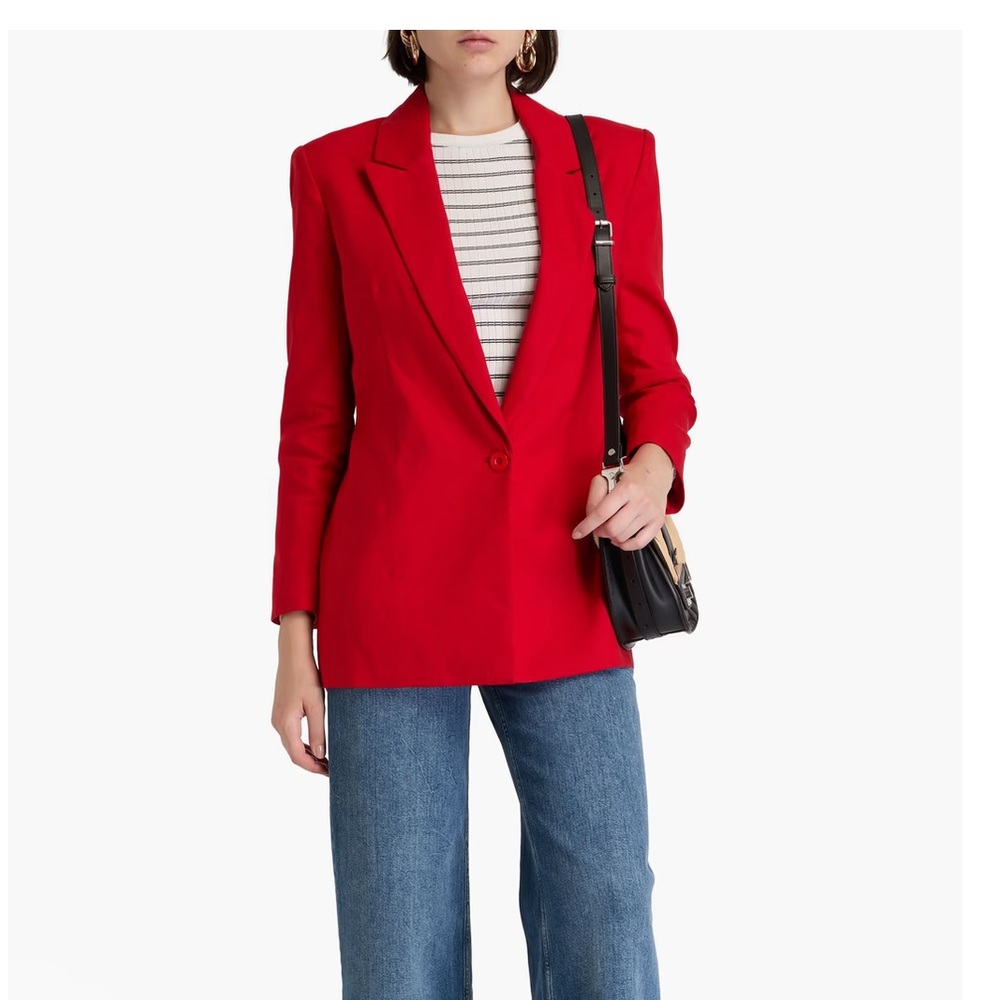 ALICE AND OLIVIA Johanna  Blazer Red